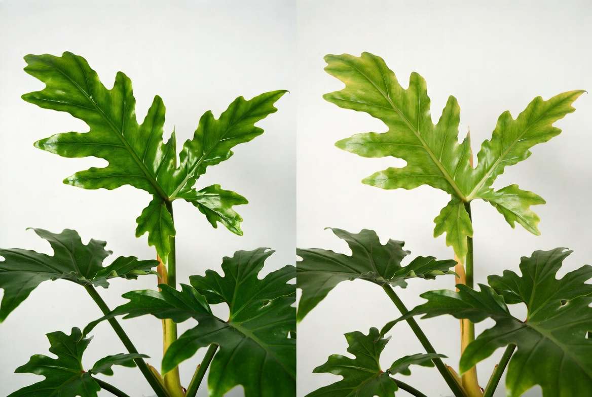 Common Philodendron Jungle Boogie problems and recovery example