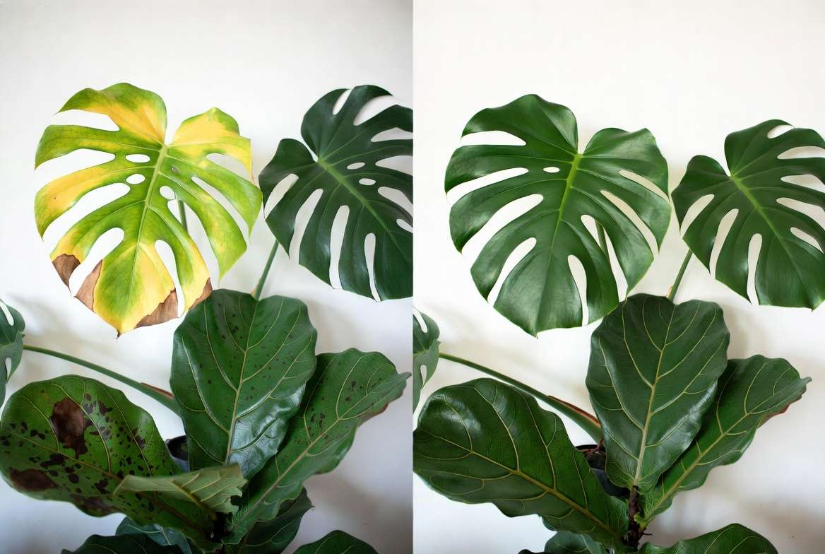 Common problems with large leaf plants and how to fix them
