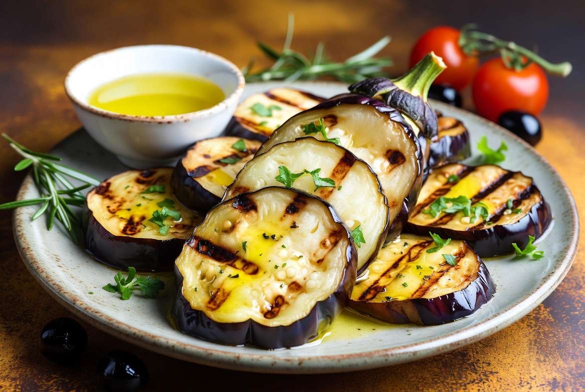 Delicious grilled Rosa Bianca eggplant recipes from home garden harvest