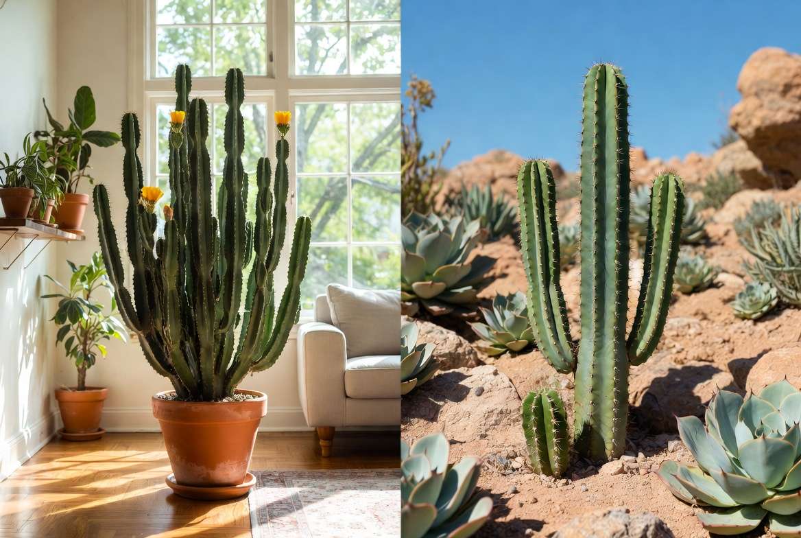 Cowboy Cactus Plant growing successfully indoors and outdoors