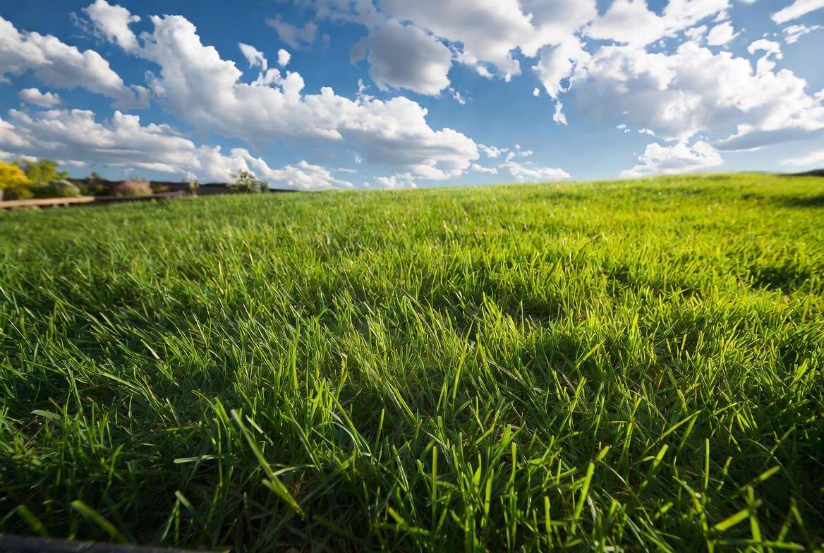 Lush thick Bermuda grass lawn showing its dense growth and vibrant green color
