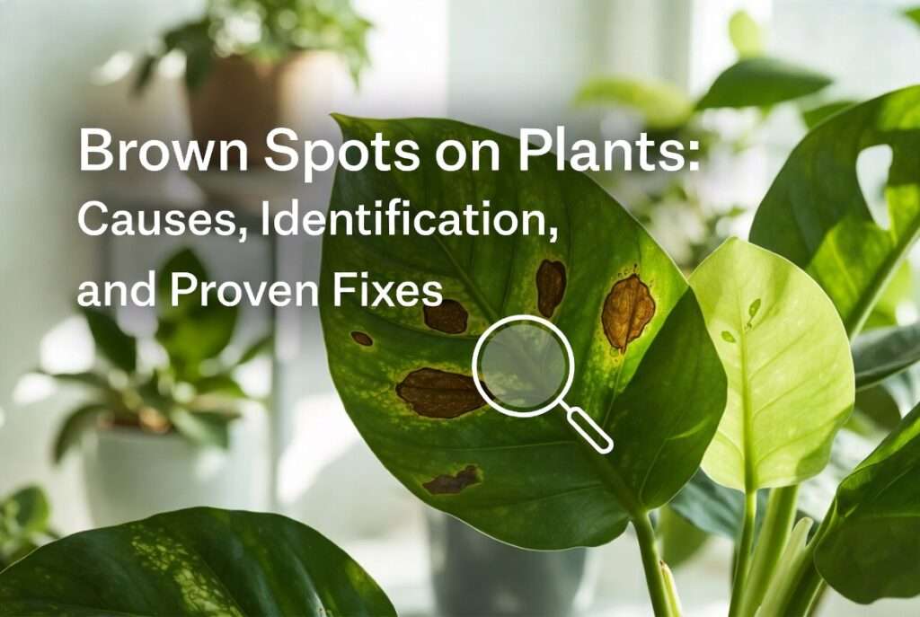 brown spots on plants