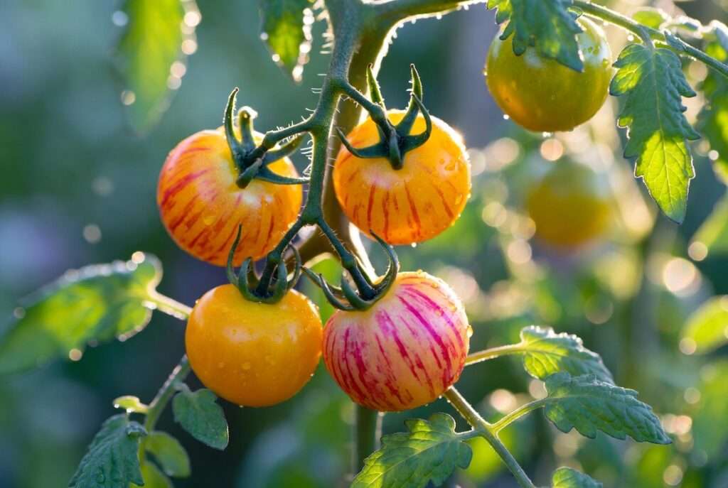sunrise bumblebee tomato plant