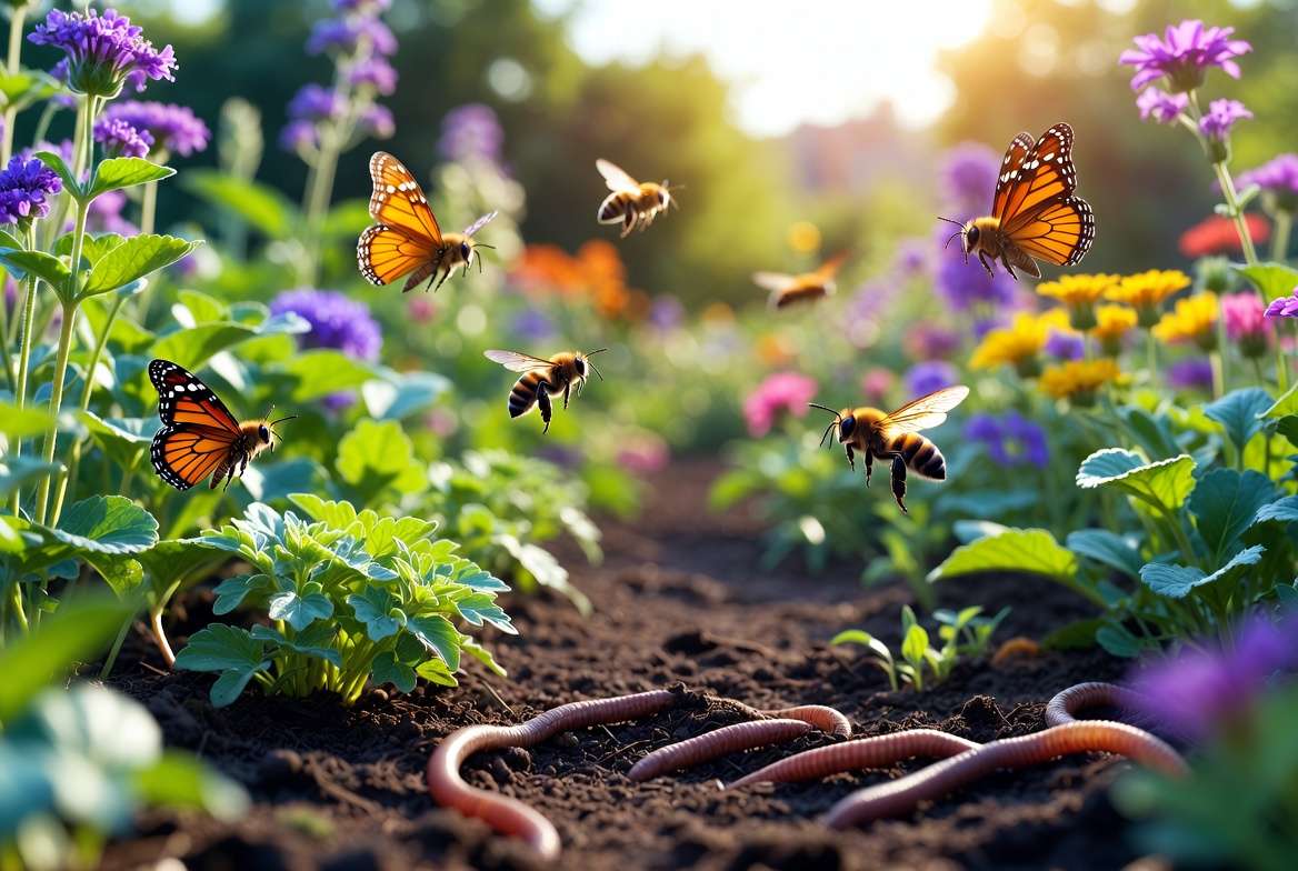 Environmental benefits of keeping plant that looks like weed plant in garden