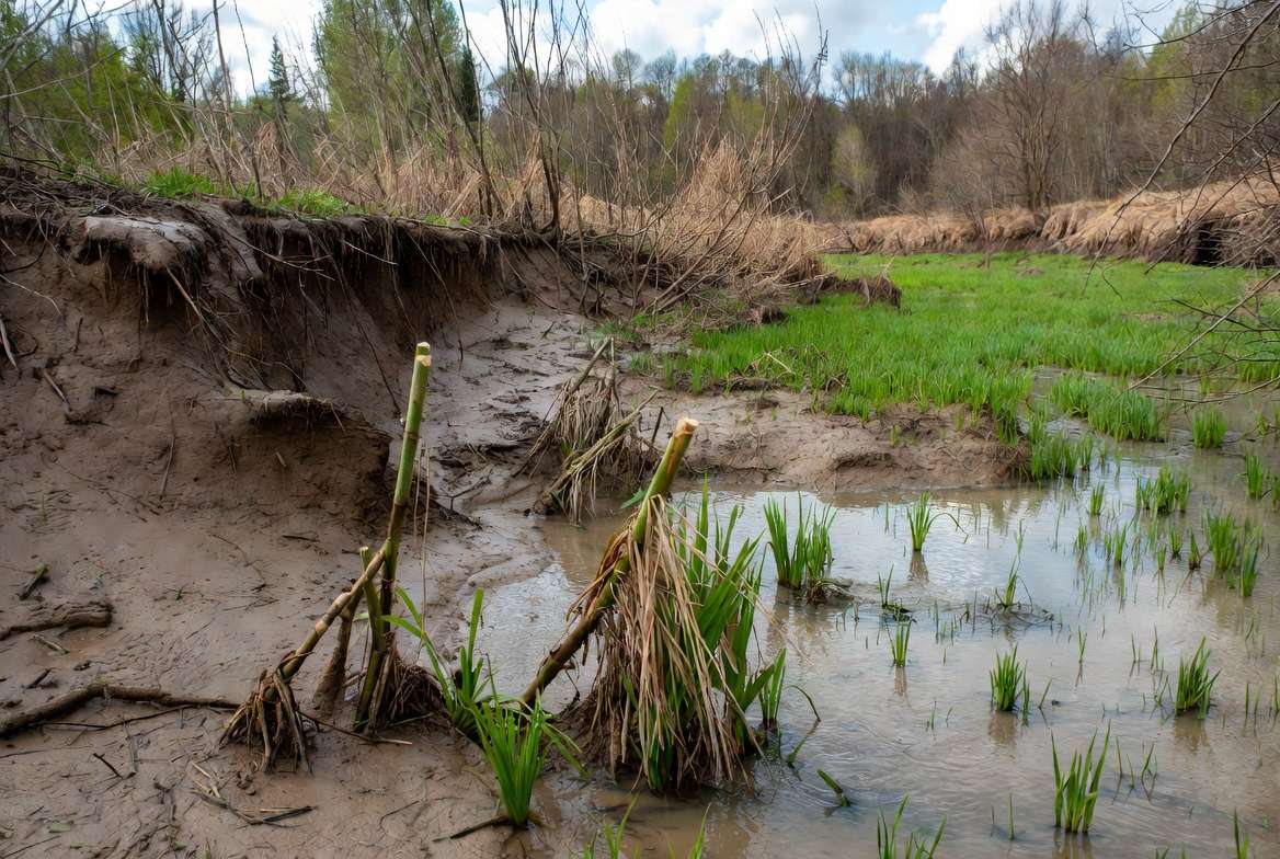 Common riverside plant problems and recovery after flooding