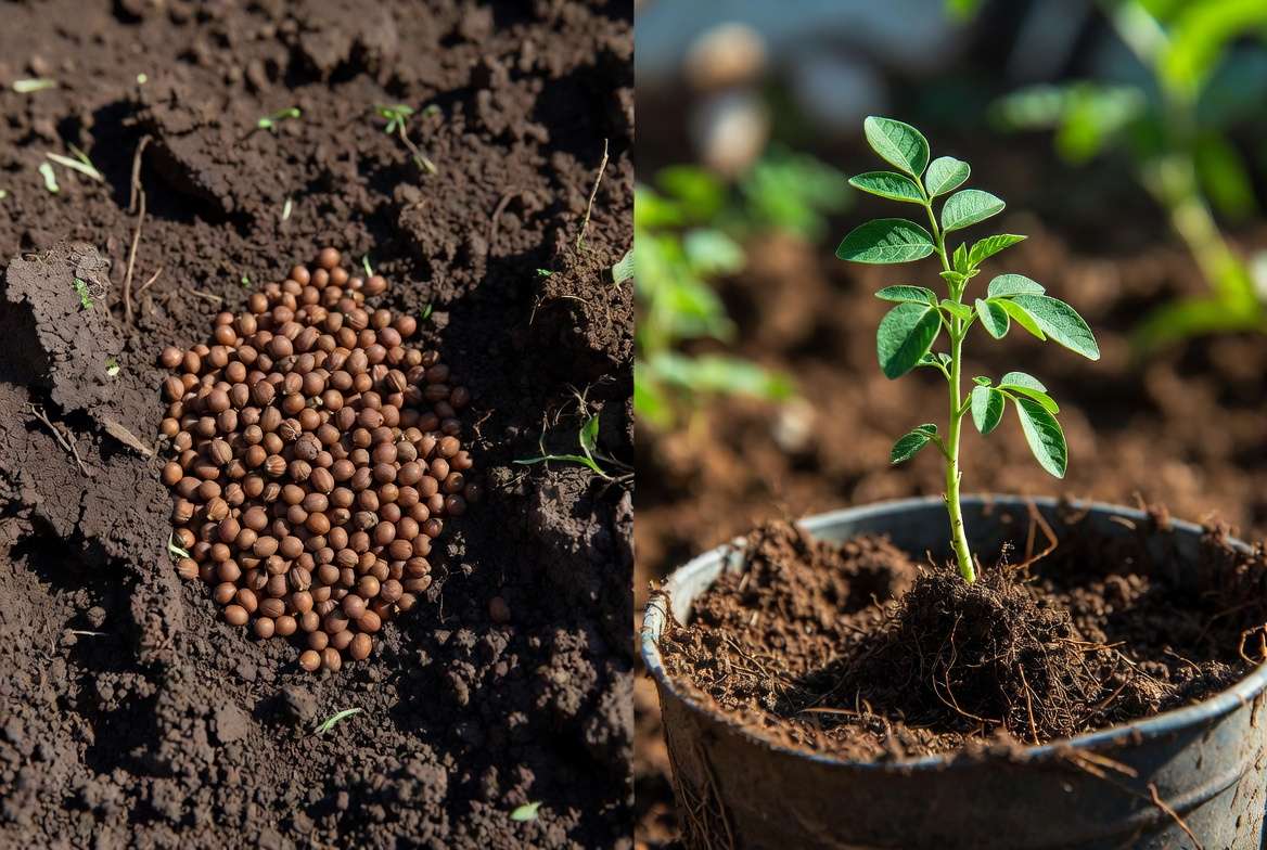 Planting moringa seeds and cuttings for successful propagation
