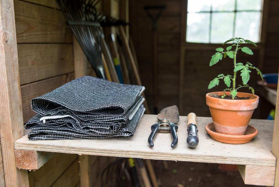 Cleaning and storing shade cloth for long-term garden use