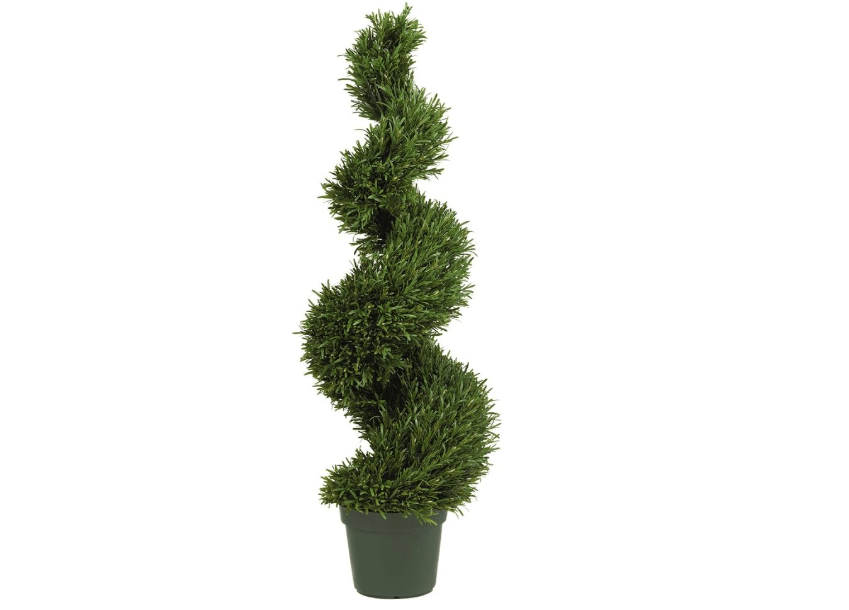 Nearly Natural 4ft. Rosemary Spiral Silk Tree