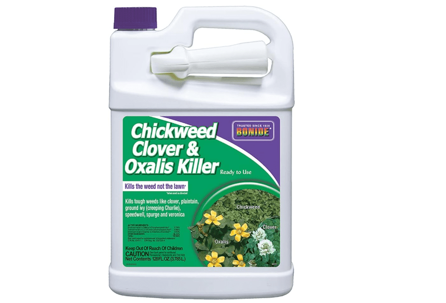 Bonide Chickweed, Clover & Oxalis Killer, 128 oz Ready-to-Use Spray, Controls Weeds & Roots without Harming Lawn