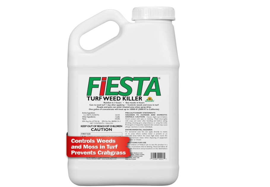 Fiesta: Turf Weed Killer Herbicide Concentrate | People & Pets Can Enter Treated Area When Spray Dries | See Results in Hours
