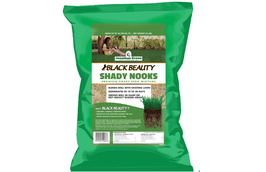 Jonathan Green (11960) Black Beauty Shady Nooks Grass Seed - Cool Season Lawn Seed