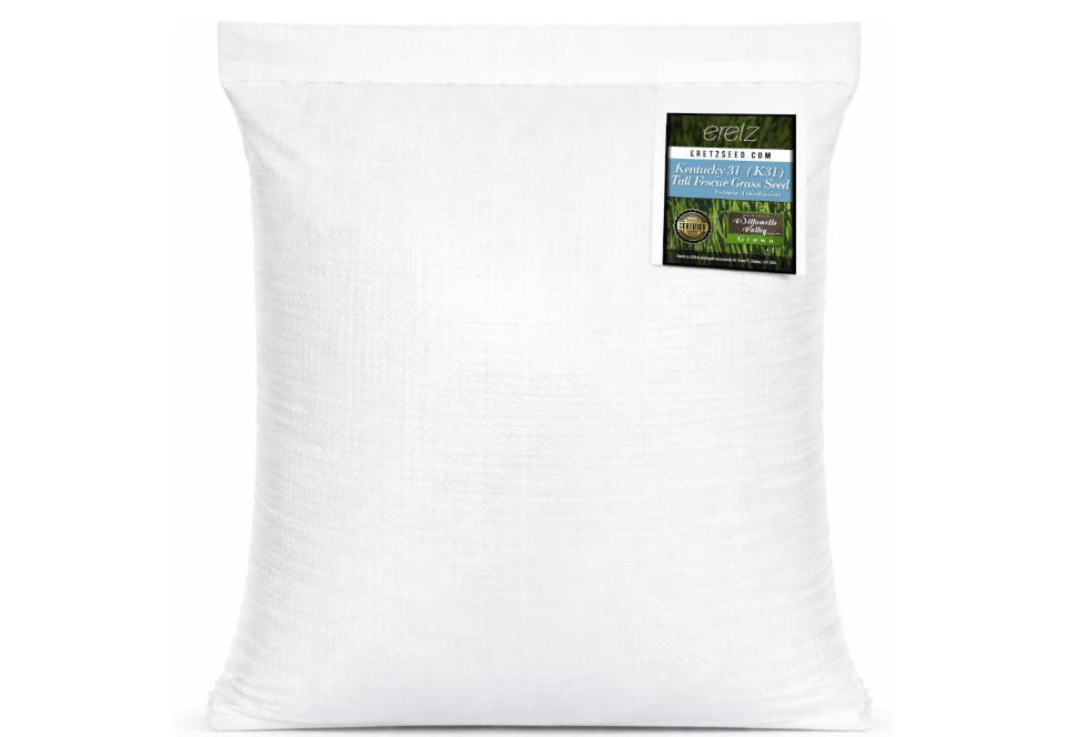 Kentucky 31 K31 Tall Fescue Grass Seed by Eretz - Choose Size! State Certified, No fillers, No Weed or Other Crop Seeds