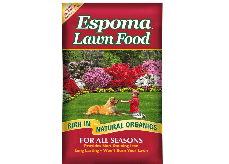 Espoma Lawn Food for All Seasons;15-0-5 Analysis with Non-Staining Iron; Exclusive Bio-Tone Formula with Long Lasting Slow Release Nitrogen for a Greener