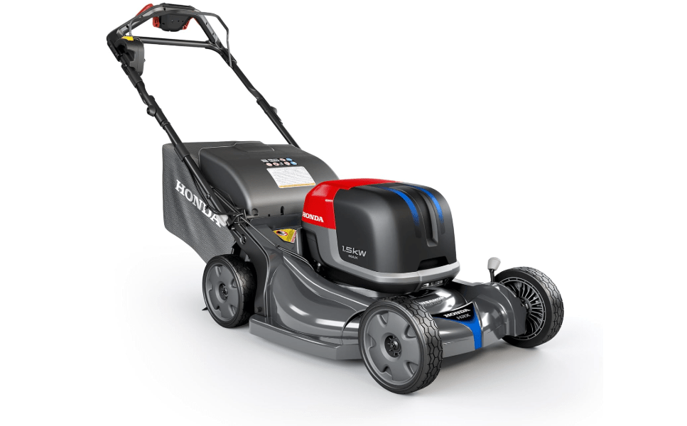 Honda HRX-BE 21-Inch Walk Behind 12 AH Battery Powered Lawn Mower with 2 Battery Bays, Variable Speed Self Propelled Lawn Mower with 2.2 Bushel