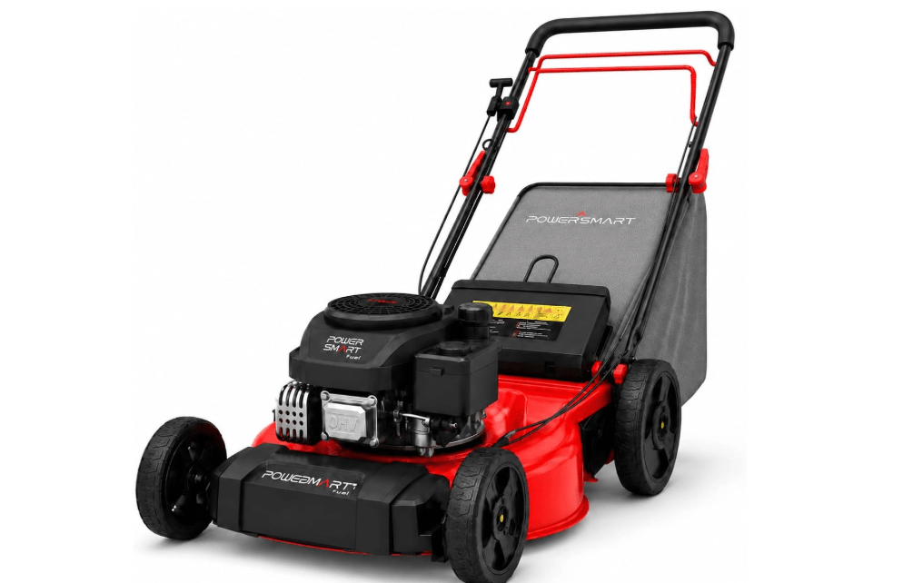 PowerSmart 21" Gas Self-Propelled Lawn Mower for Hills & Medium Yards | 170cc OHV | 3-in-1 Mulching/Bagging/Discharge | 6-Position Height