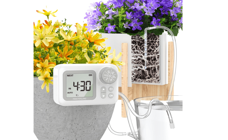 Automatic Watering System, 15 Potted Indoor Houseplants Support Plant Waterer, Vacation Plant Watering Devices, with Digital Programmable
