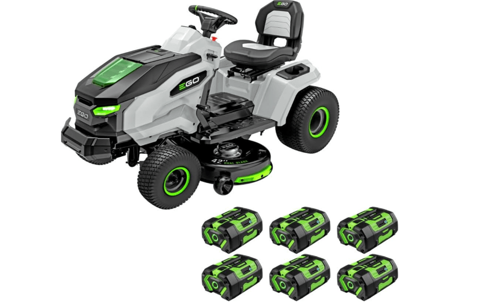 
EGO Power+ Electric Riding Lawn Mower, 42" Deck Lawn Tractor - TR4204