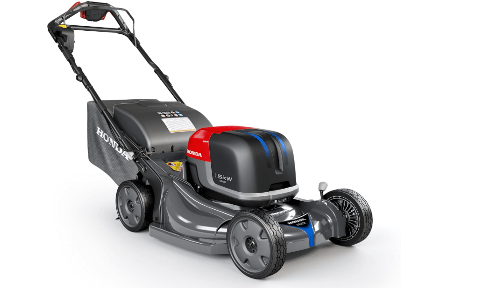 Honda HRX-BE 21-Inch Walk Behind Battery Powered Lawn Mower (HRX217YXBEXA6) | 12AH Variable Speed Self Propelled Lawn Mower, 2 Battery Bays