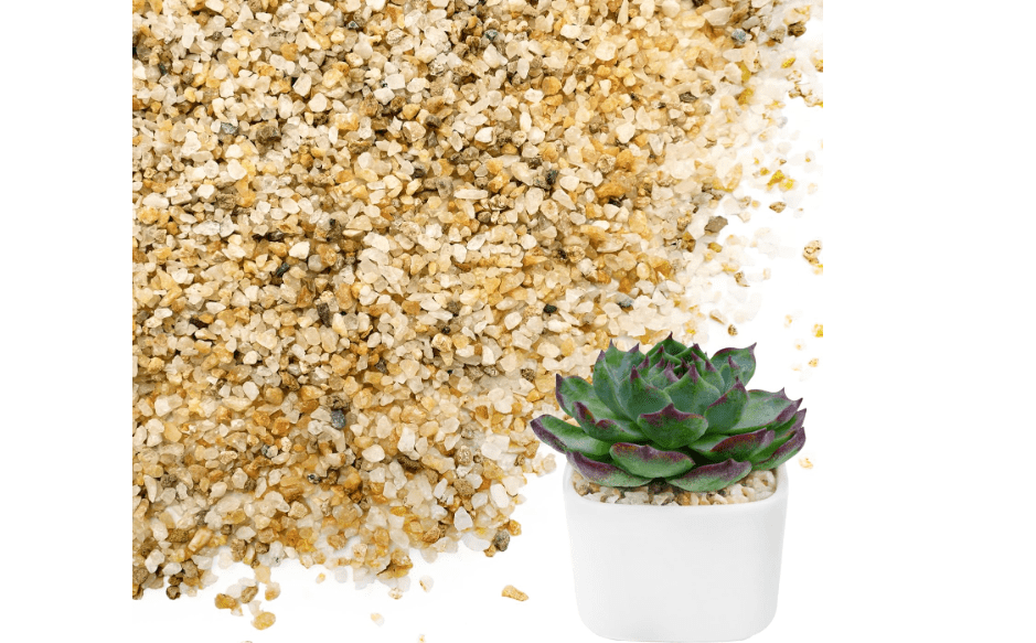  NUPICK 1-2mm Coarse Sand for Plants, 6lb Horticultural Sand for Succulents | Desert Silica Sand for Cactus, Decorative Gravel for Landscaping