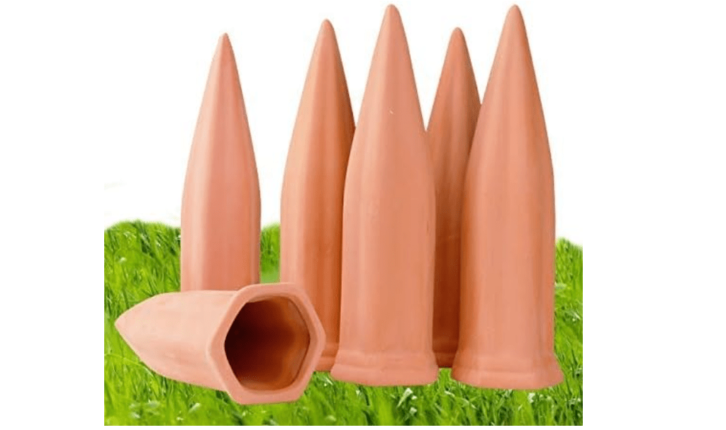
Plant Watering Devices 6 Pack Terracotta Vacation Plant Waterer Wine Bottle Watering Stakes Slow Release Plant Watering Spikes Self Watering Devices for.