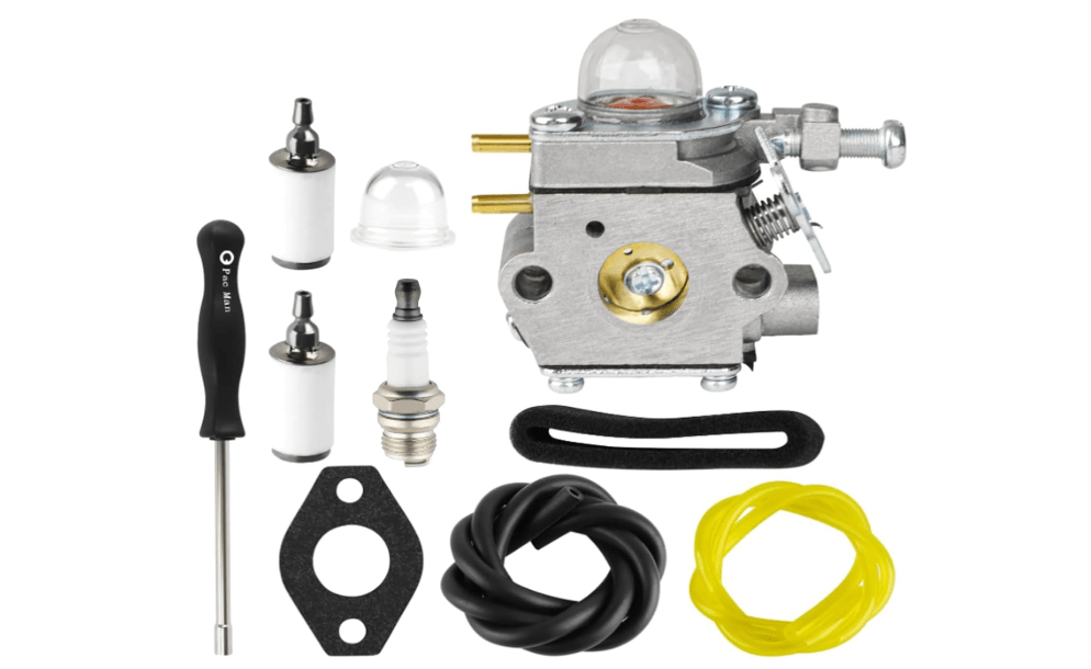 
SIMPERAC WS2200 Carburetor for Craftsman WC210 WS210 WC2200 WS2200 P210 CMXGTAMD25SC CMXGTAMD25CC 25cc 27cc Weed Eater Trimmer P2100 25cc Pole Saw