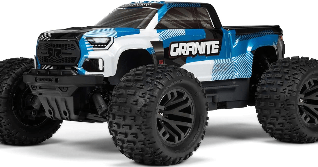 
ARRMA RC Truck 1/10 Granite 4X4 223S BLX BRUSHLESS Monster Truck RTR, Blue | With DSC, Batteries and Charger Not Included, ARA4302V4T1