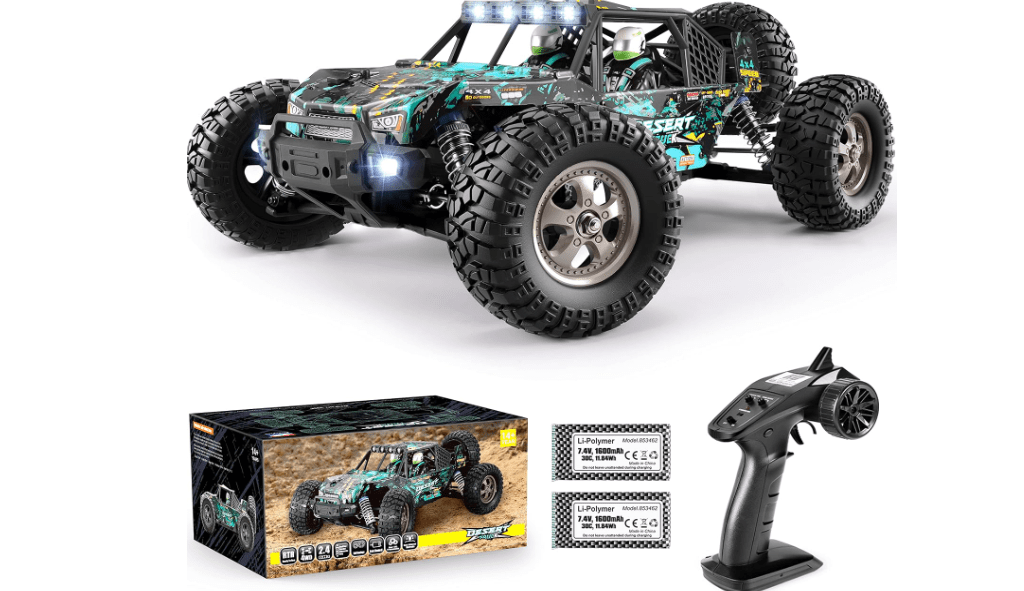 
HAIBOXING 2995 RC Truck, 1:12 Scale RC Buggy, 40km/h Off-Road Desert Truck | Full-Aluminum Oil-Filled Shocks, Center Differential, 550 Motor Upgrade Versio