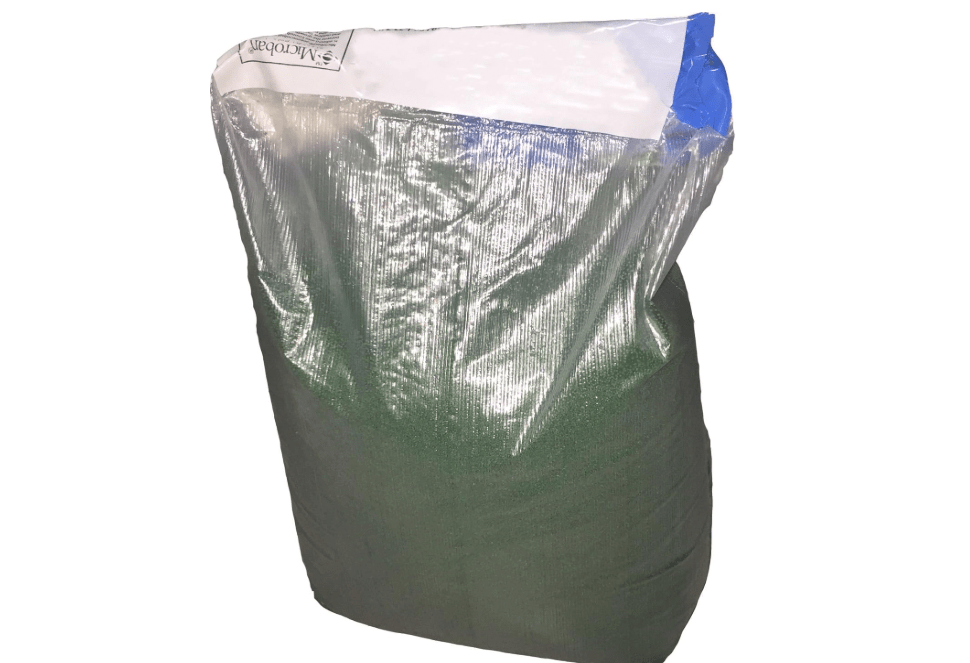 Envirofill Green Silica Sand for Landscape Artificial Turf Synthetic Grass - 50 Pound Bag of 12/20 Coated Sand
