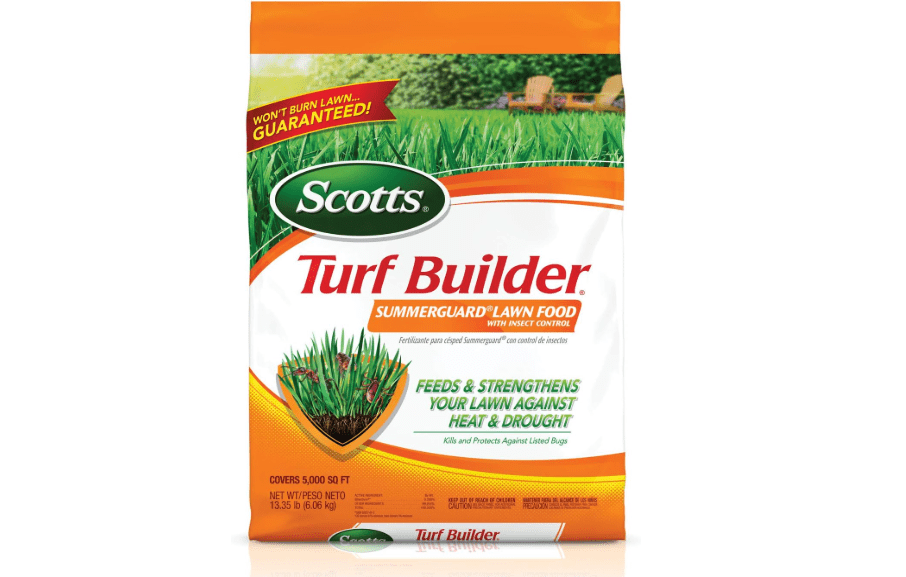 
Scotts Turf Builder SummerGuard Lawn Food with Insect Control - Lawn Fertilizer and Insect Killer, 5,000 sq. ft., 13.35 lbs