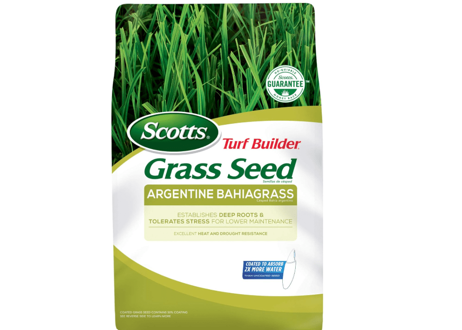 Scotts Turf Builder Grass Seed Argentine Bahiagrass, 5 lbs. | Excellent Heat & Drought Resistance