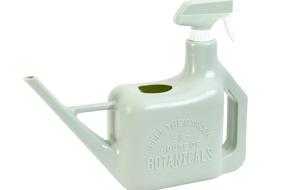 PETAL & FLOW Spray Sprinkler 2-in-1 Watering Can & Plant Mister Spray Bottle for Indoor & Outdoor Plants, 0.4 Gal (1.6L)(Greyish Blu