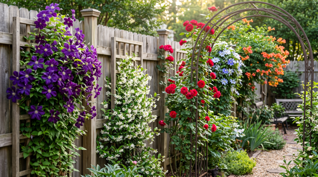 best climbing plants for a trellis
