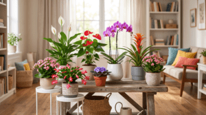 best flowering pot plants