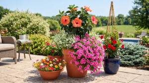 best plants for full sun in pots