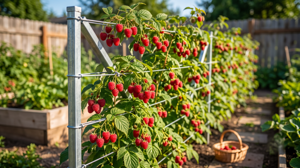 best trellis for raspberries