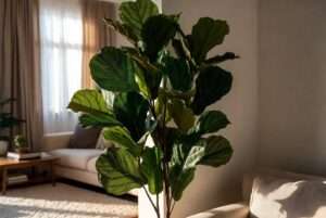 faux fiddle leaf fig tree