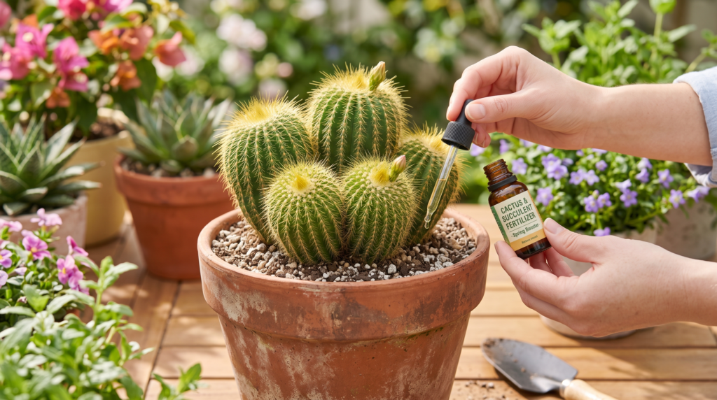 fertilizing cactus in spring