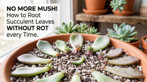 how to root succulent leaves without rot