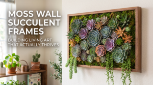 moss wall succulent frames