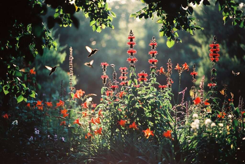 perennial plants with red flowers