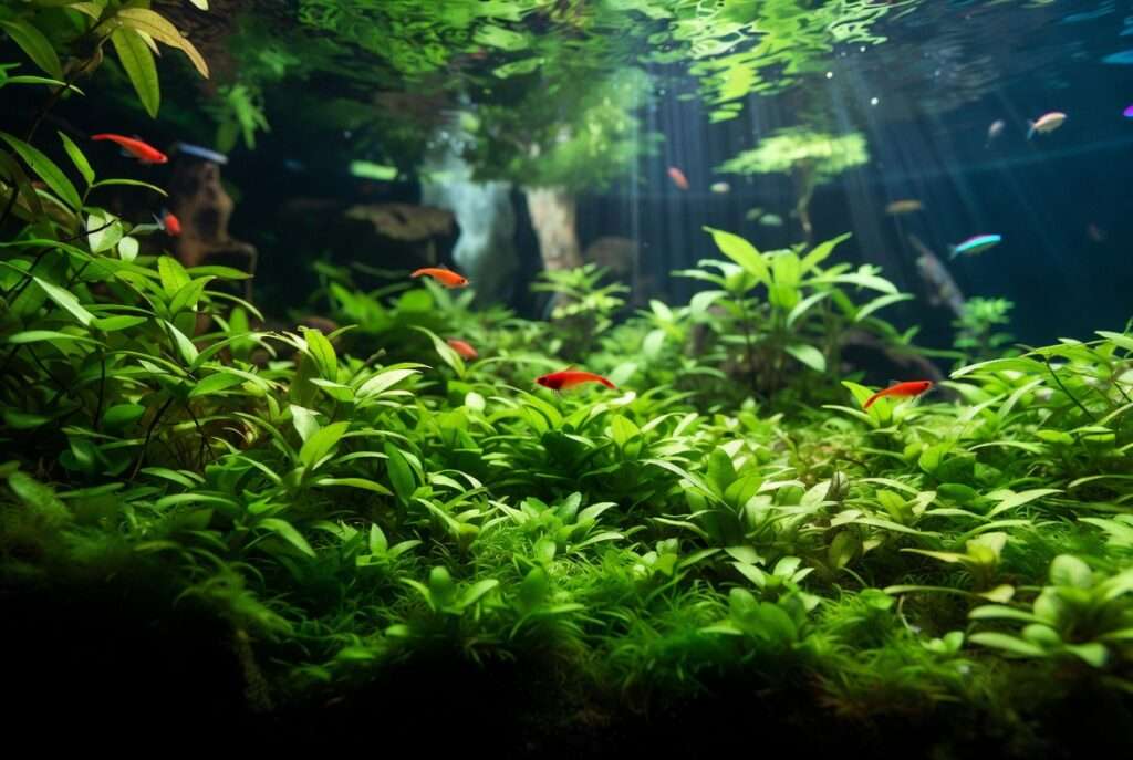 planted aquarium carpet plants