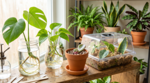 sunlight requirements for newly propagated plants