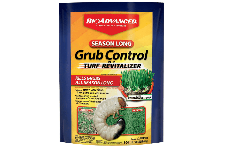 BioAdvanced Season Long Grub Control Plus Turf Revitalizer, Granules, 12 LB, 10,000 SQ FT