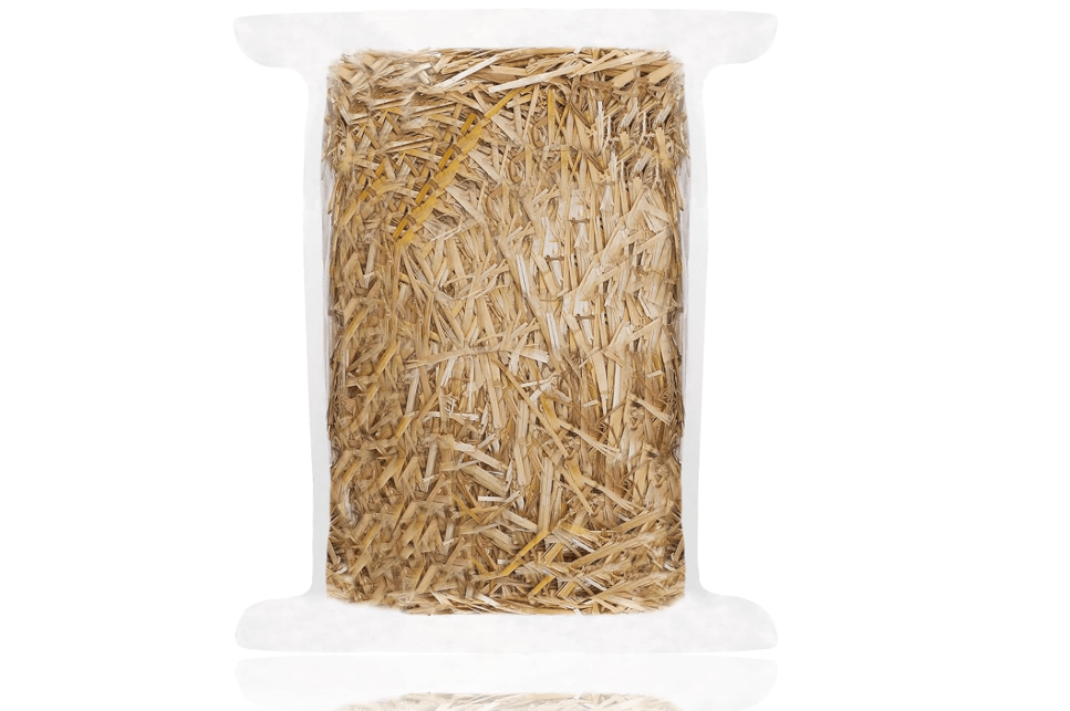 WNJ Natural Wheat Straw - 1 LB Dry Straw, Soft 100% Natural Straw Bale for Animal Bedding, Garden Mulch, Compost & Stray Cats Dogs Poultry, and Grass Cover