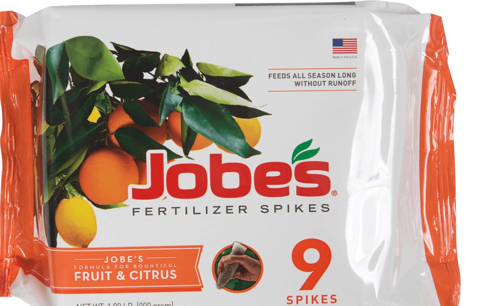 Jobe’s Garden Fertilizer Spikes, Easy Plant Care Slow Release Fertilizer for Fruit and Citrus Plants and Trees, 9 Count