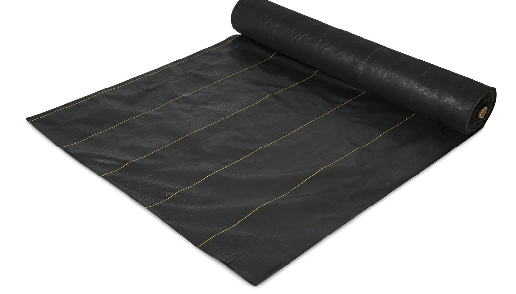 Dewitt Pro-5 Weed Barrier Fabric 5 oz, 5 x 250 Feet – Heavy-Duty Woven Landscape Ground Cover Mat for Raised Garden Bed, Greenhouse Gardening