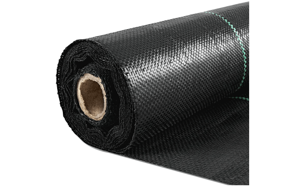 Happybuy 6x300ft Premium Weed Barrier Landscape Fabric Heavy Duty 2.4OZ, Woven Weed Control Fabric, High Permeability Good for Flower Bed