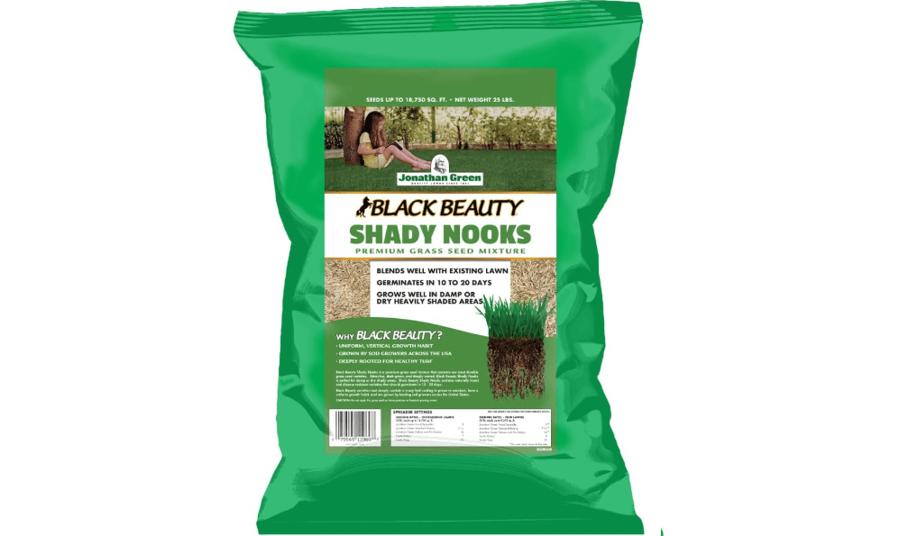 Jonathan Green (11960) Black Beauty Shady Nooks Grass Seed - Cool Season Lawn Seed