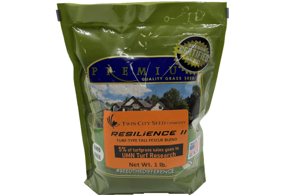 Twin City Seed Co. Resilience II Lawn Grass Seed Mixture, 1lb | Five-way blend of top-performing NTEP tall fescue cultivars