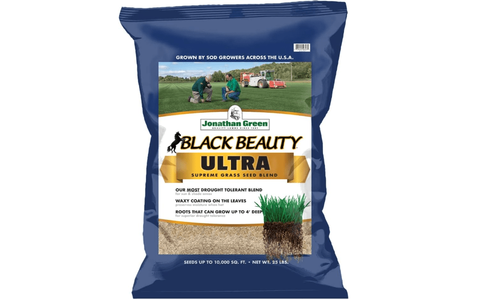 Jonathan Green (10323) Black Beauty Ultra Grass Seed - Cool Season Lawn Seed (25 lb)